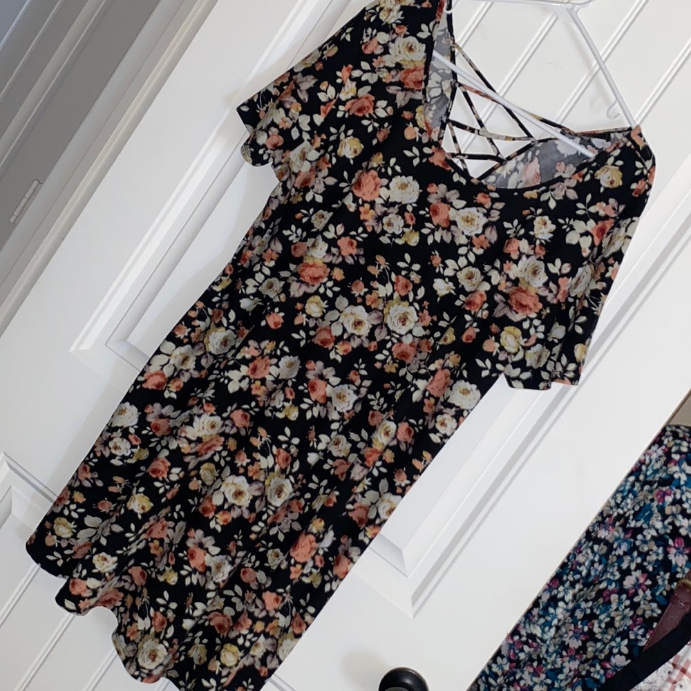 Floral print dress 2X